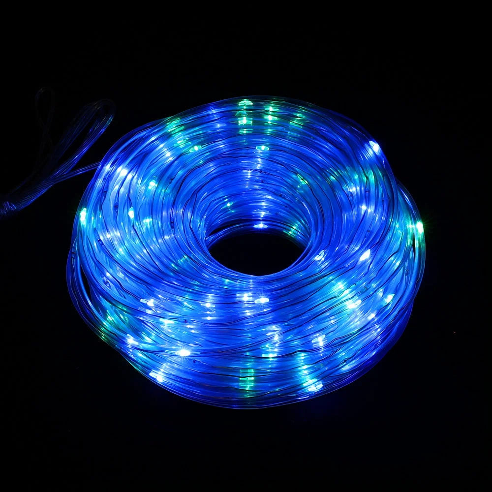 Jingle Jollys 30M Christmas Lights String Rope Light