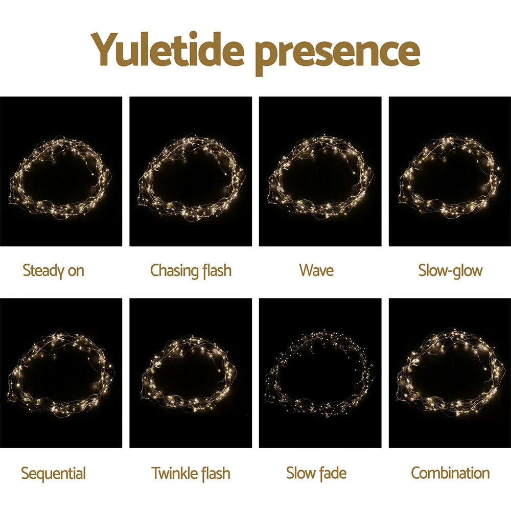 Jingle Jollys 3X3M Christmas Lights Curtain String Light