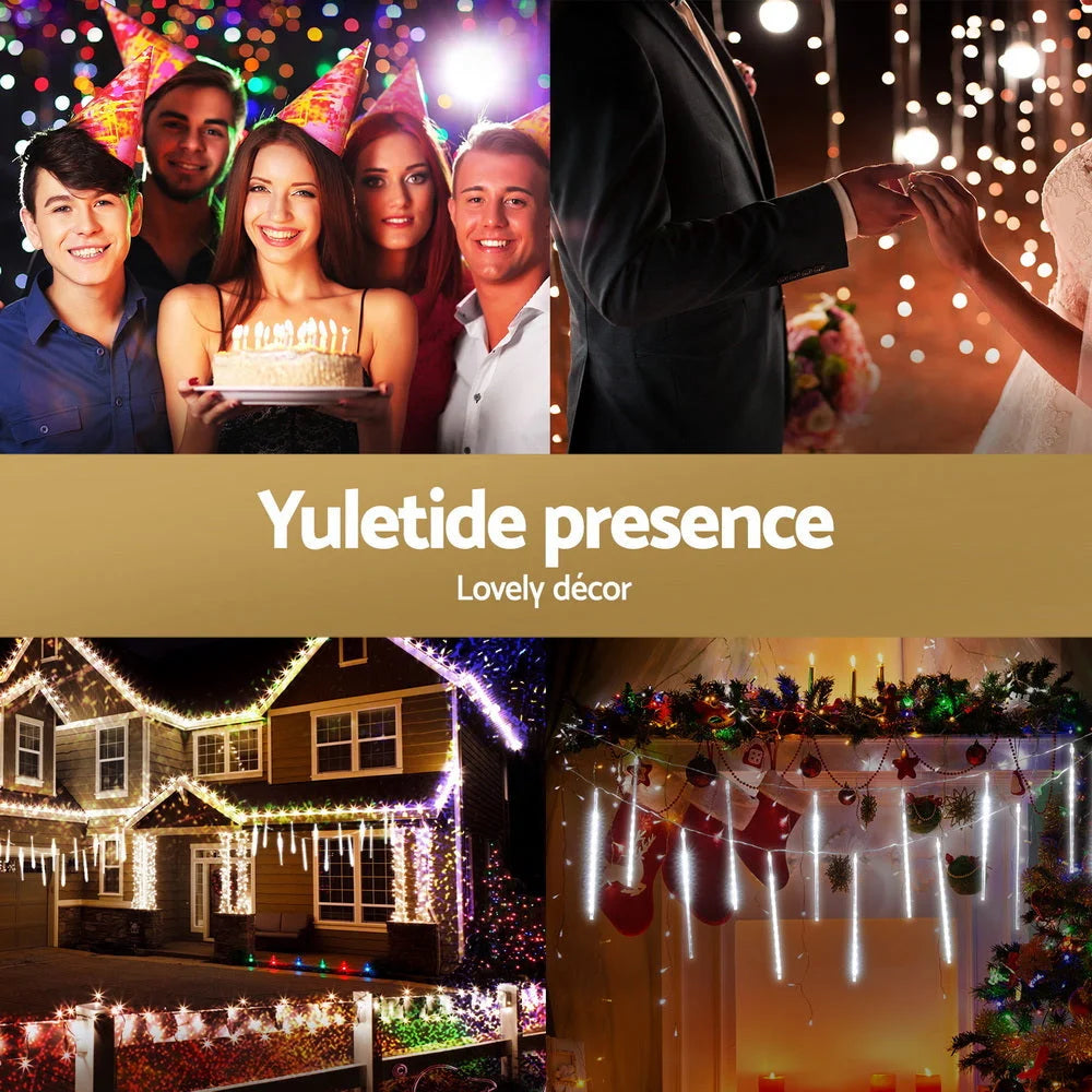 Jingle Jollys 7M Christmas Lights Shower Light 288 LED