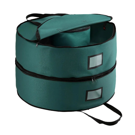 Jingle Jollys Christmas Garland Wreath Storage Bag 2-Tier