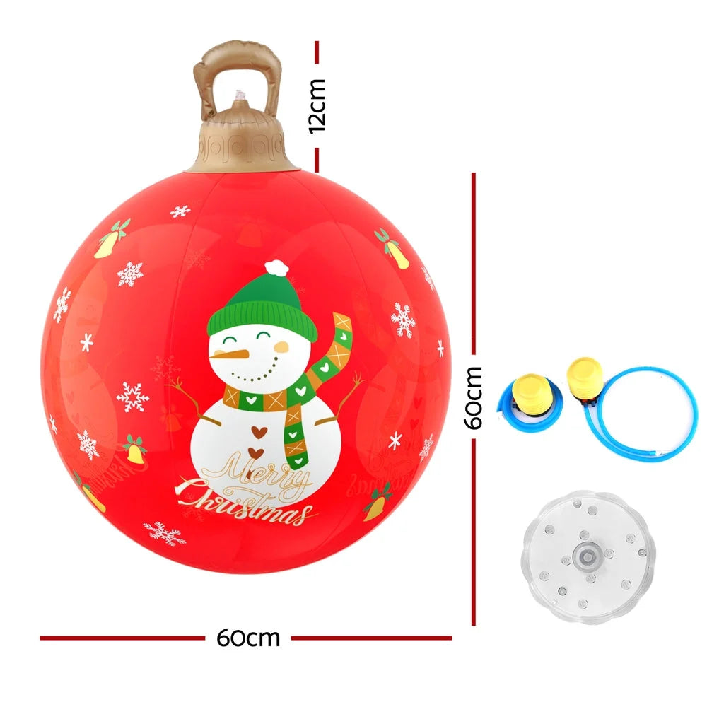 Jingle Jollys Christmas Inflatable Ball 60cm Illuminated