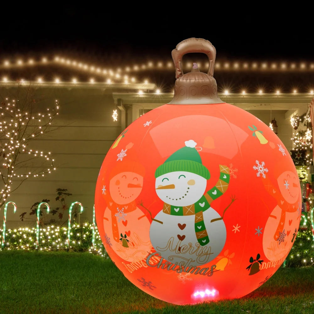 Jingle Jollys Christmas Inflatable Ball 60cm Illuminated