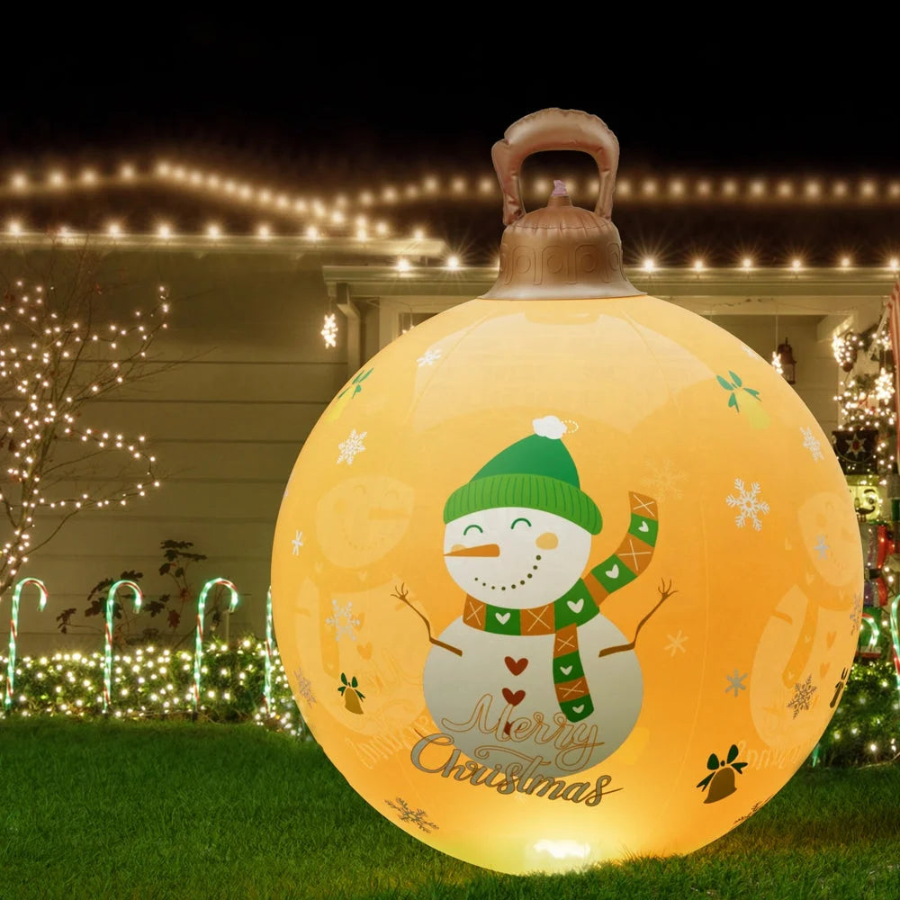 Jingle Jollys Christmas Inflatable Ball 60cm Led