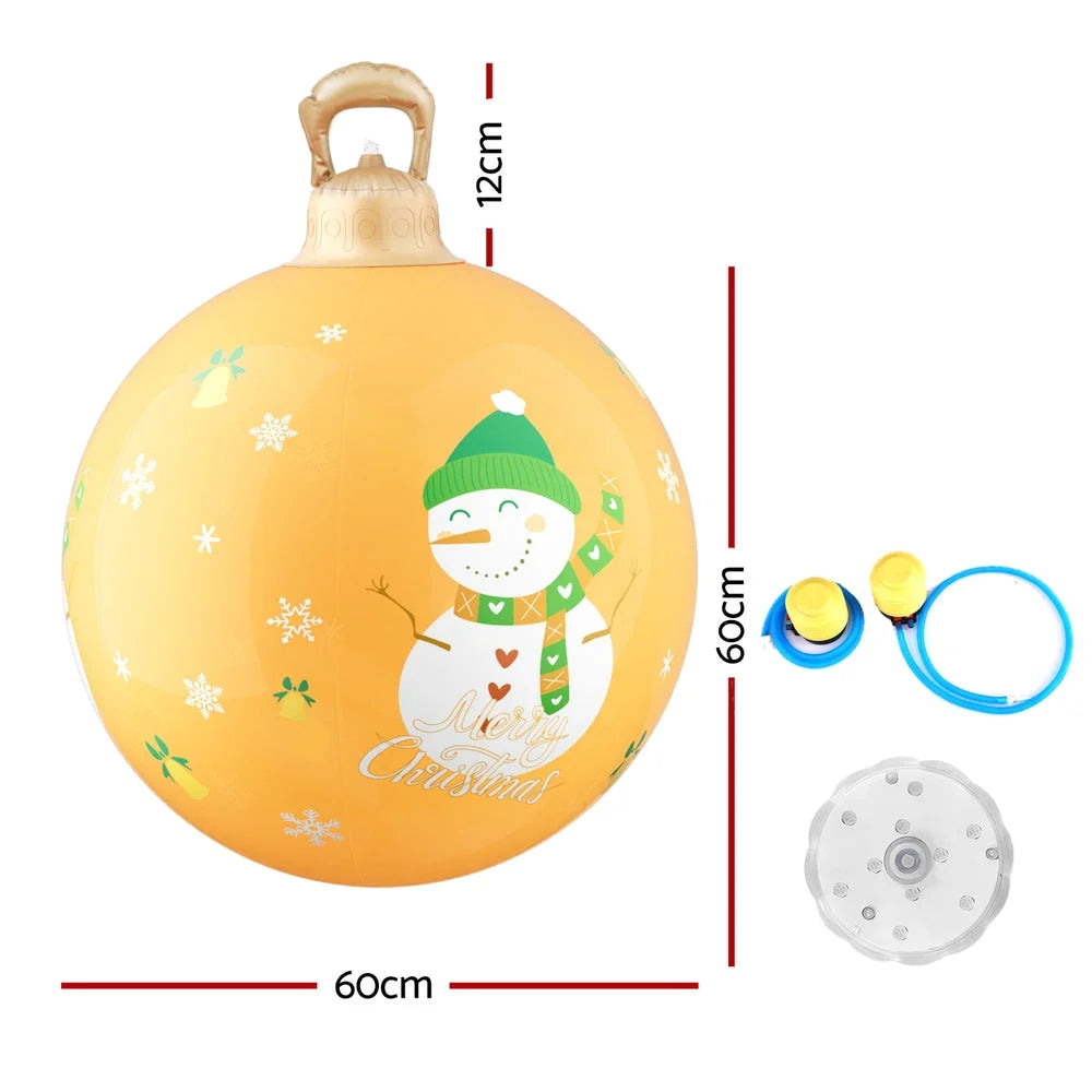 Jingle Jollys Christmas Inflatable Ball 60cm Led