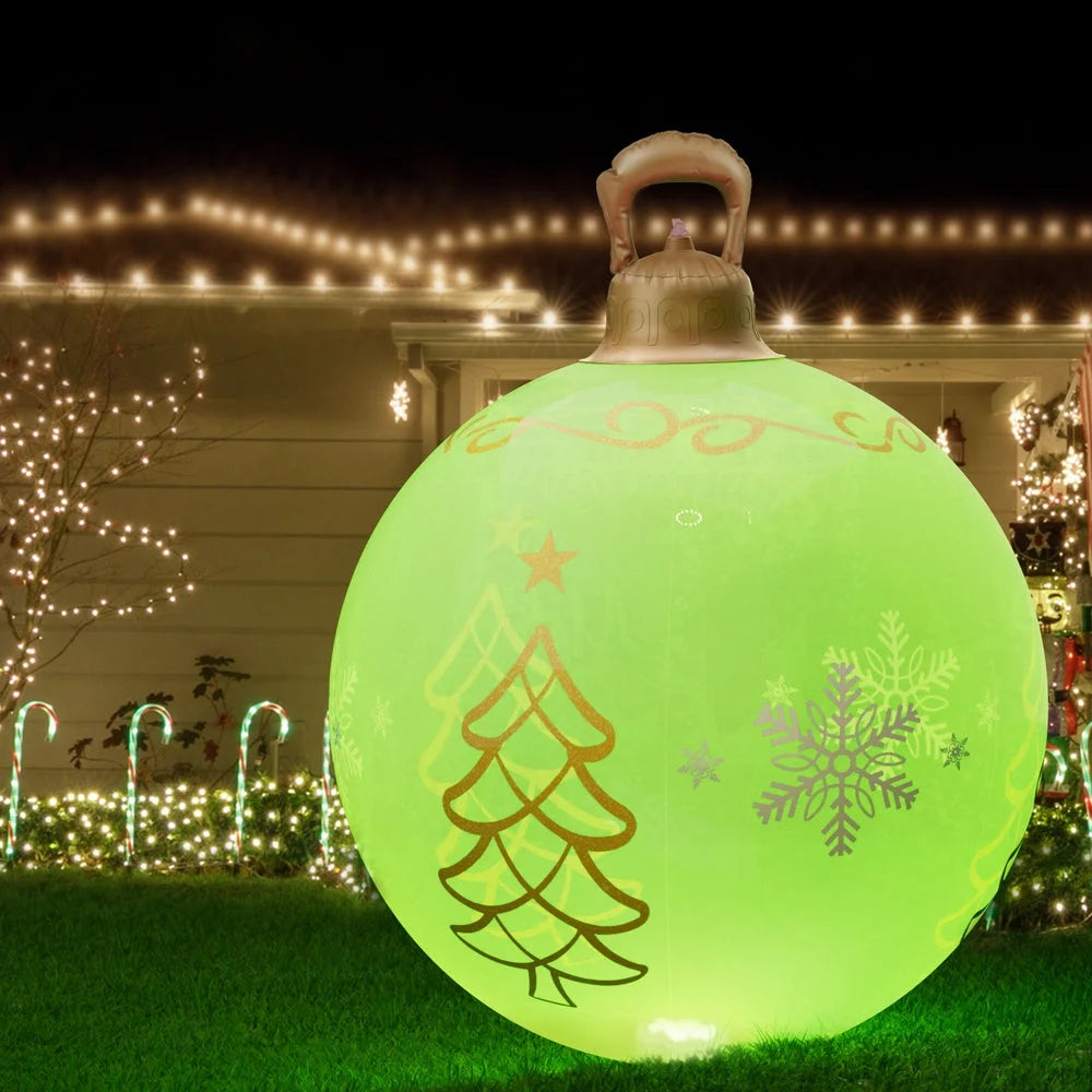 Jingle Jollys Christmas Inflatable Ball 60cm Led
