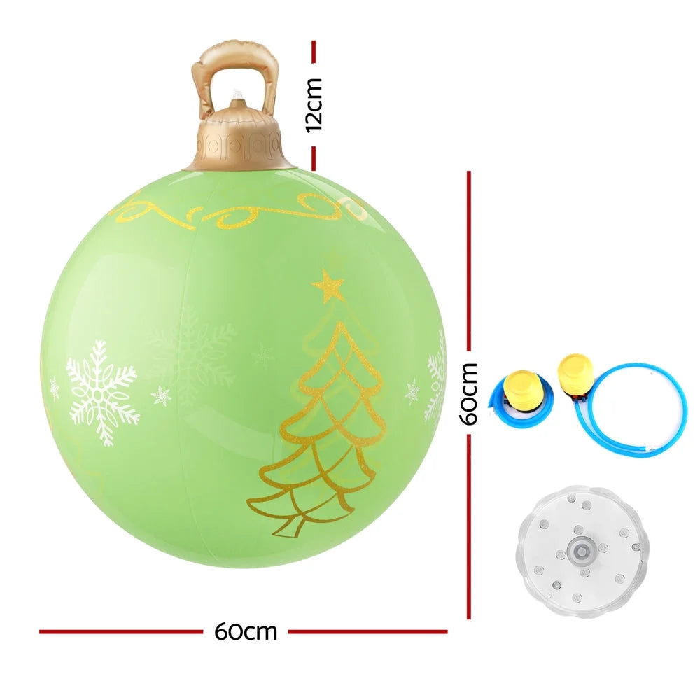 Jingle Jollys Christmas Inflatable Ball 60cm Led