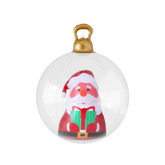 Jingle Jollys Christmas Inflatable Ball 60cm Santa