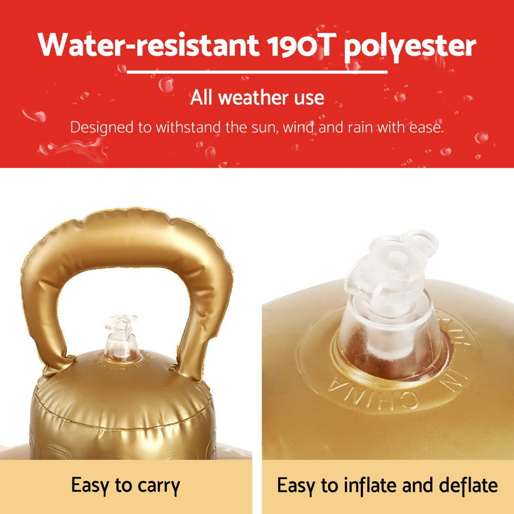 Jingle Jollys Christmas Inflatable Ball 60cm Santa