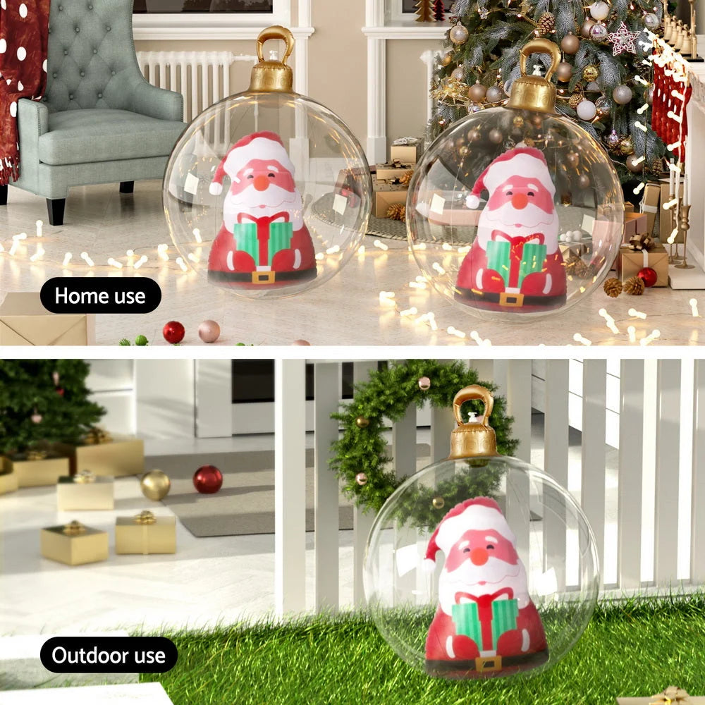 Jingle Jollys Christmas Inflatable Ball 60cm Santa