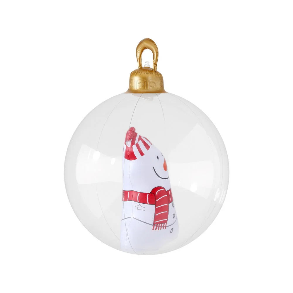 Jingle Jollys Christmas Inflatable Ball 60cm Snowman