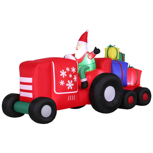 Jingle Jollys Christmas Inflatable Santa Truck 2.6M Length