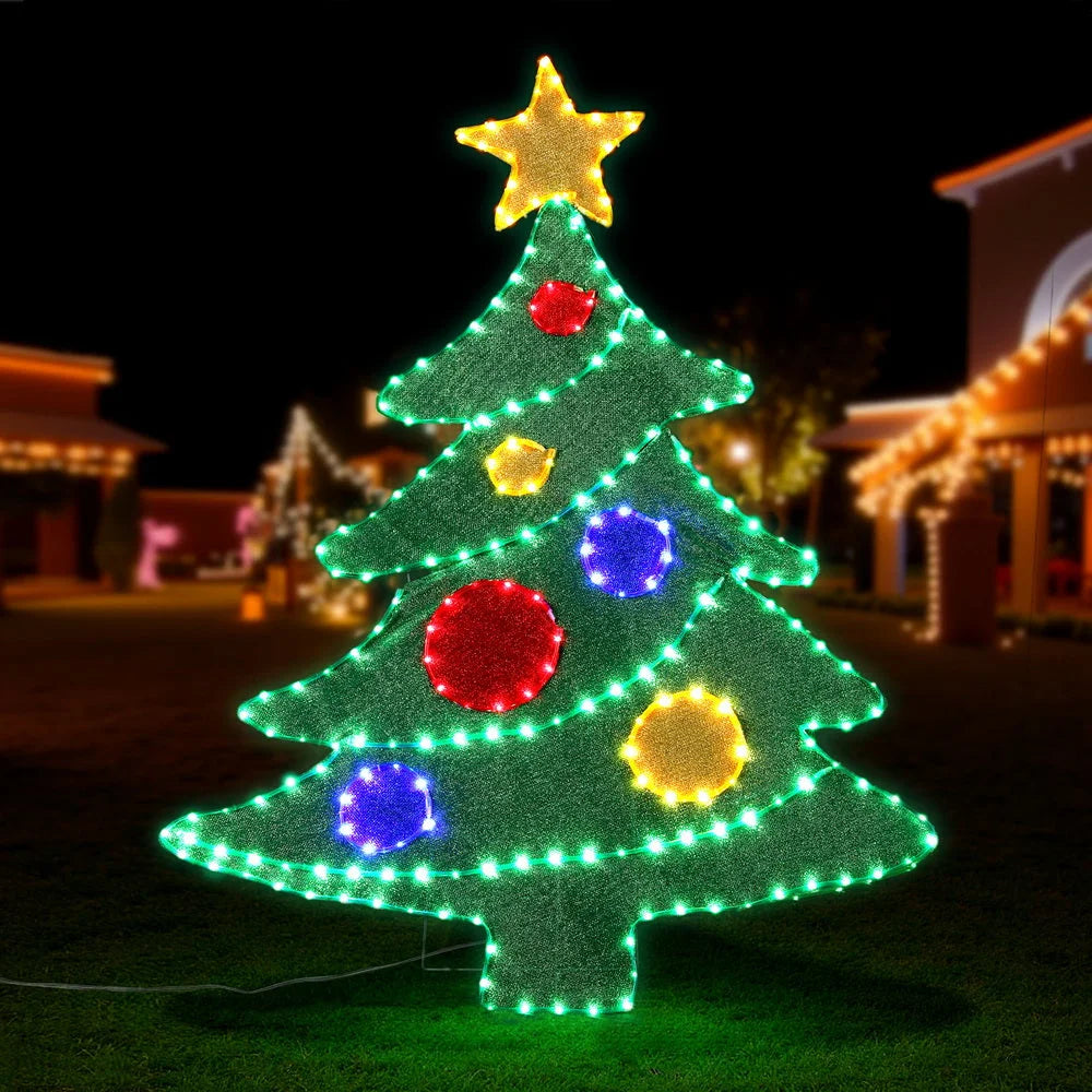 Jingle Jollys Christmas Lights 150cm Motif 220 LED Rope