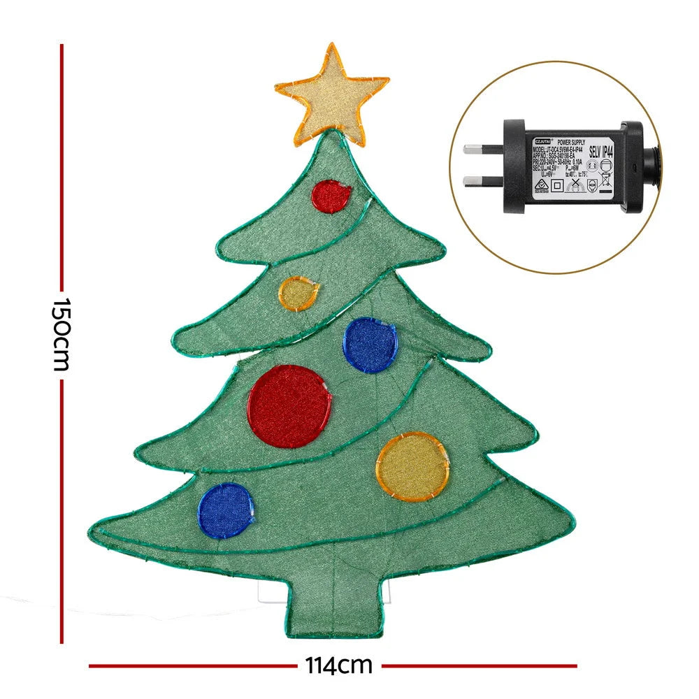 Jingle Jollys Christmas Lights 150cm Motif 220 LED Rope