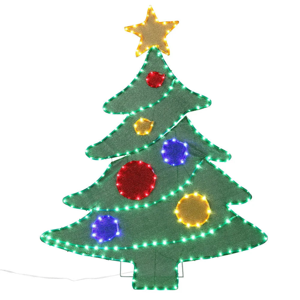 Jingle Jollys Christmas Lights 150cm Motif 220 LED Rope