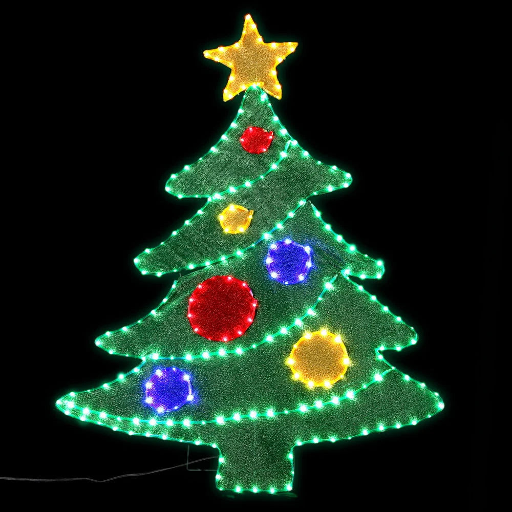 Jingle Jollys Christmas Lights 150cm Motif 220 LED Rope