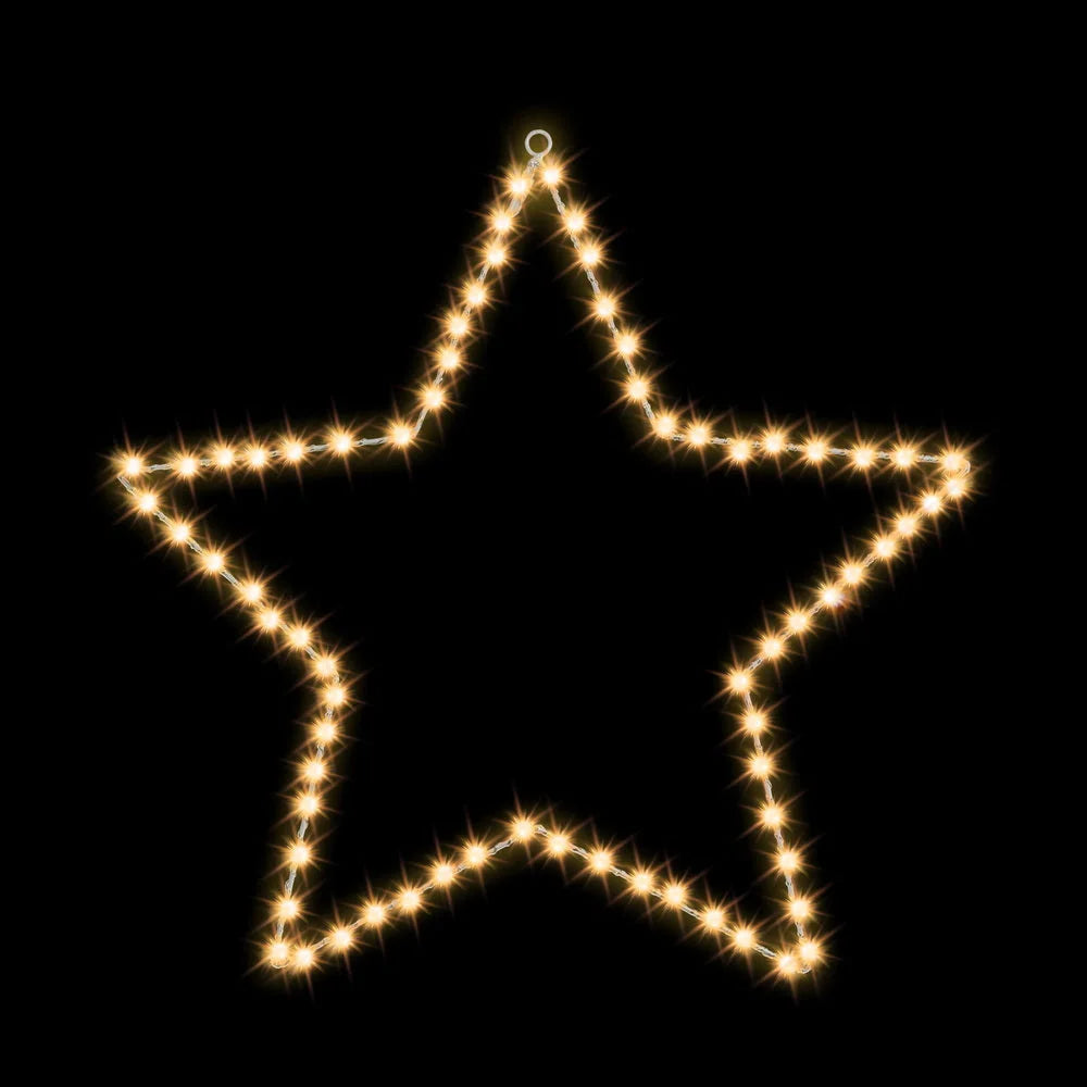 Jingle Jollys Christmas Lights 50cm Star 70 LED Xmas