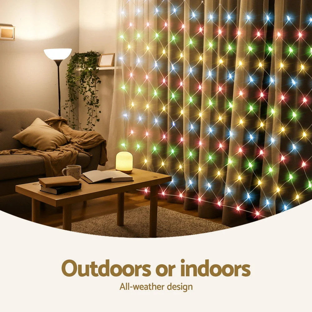 Jingle Jollys Christmas Lights 5Mx3M Net String Light 600