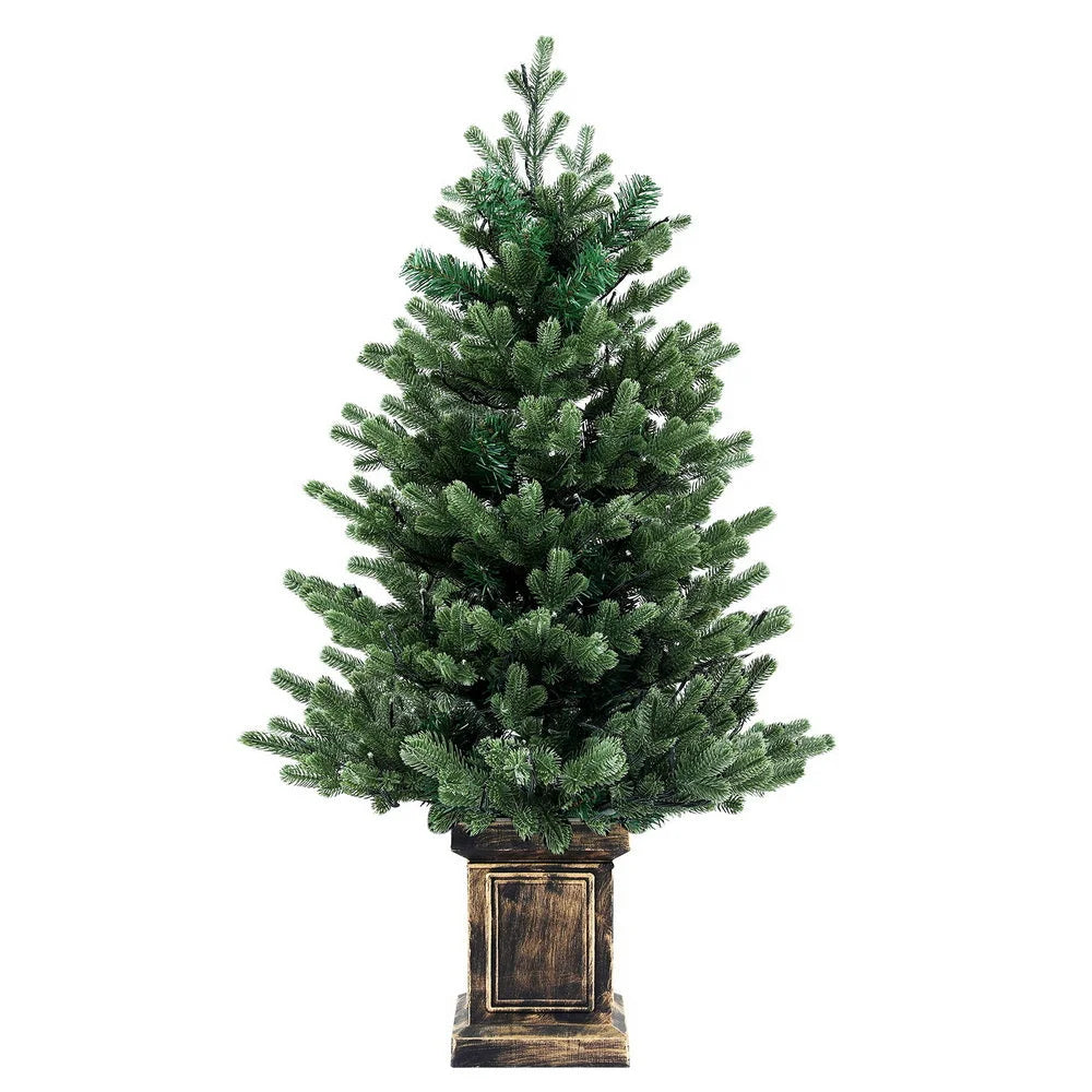 Jingle Jollys Christmas Tree 1.2M LED Potted Xmas Tree
