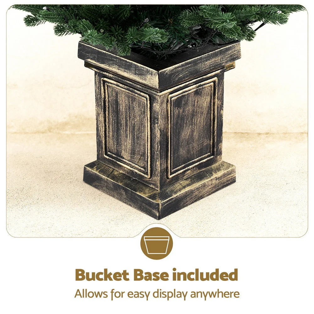 Jingle Jollys Christmas Tree 1.2M LED Potted Xmas Tree