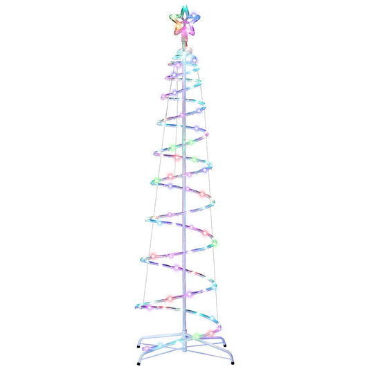 Jingle Jollys Christmas Tree 1.8m 100 RGB LED Rope Lights