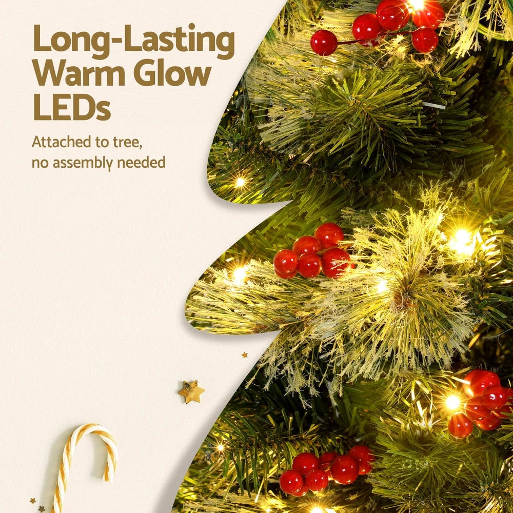 Jingle Jollys Christmas Tree 1.8M LED Xmas Tree Party