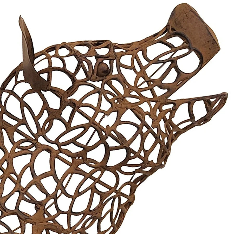 Jolly Pig Metal Wall Art 49cm - Home & Garden > Wall Art >