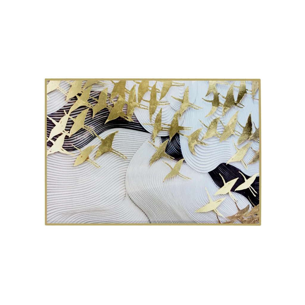 Joy of Birds Framed Canvas Wall Art - Large - Home & Garden