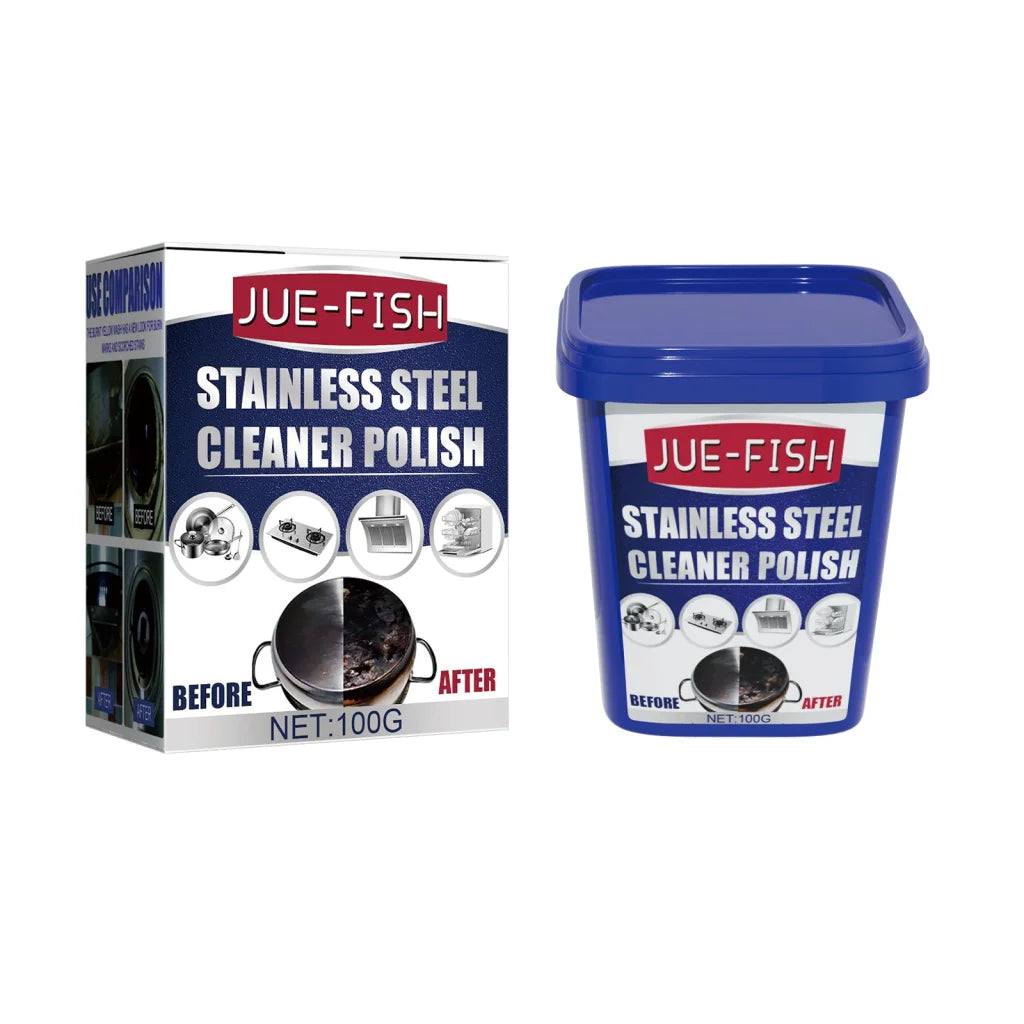 Jue-Fish Stainless Steel Cleaning Cream Kitchen