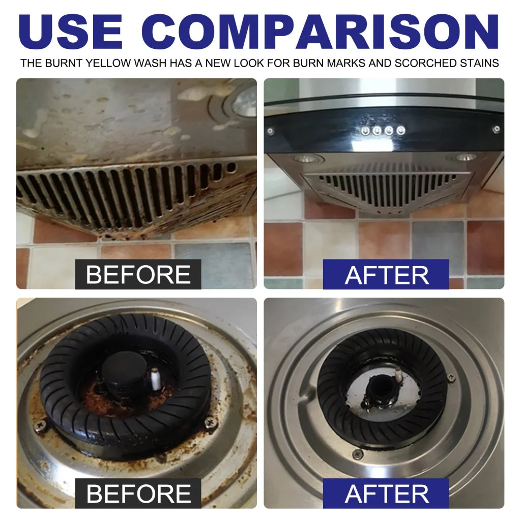 Jue-Fish Stainless Steel Cleaning Cream Kitchen