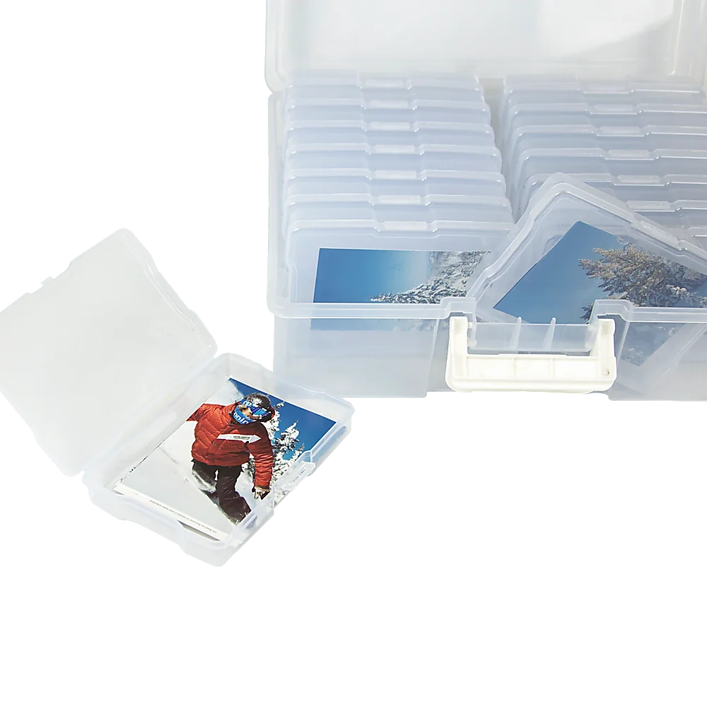 Jumbo Storage Box 4x6 Album Organizer Container Craft Case