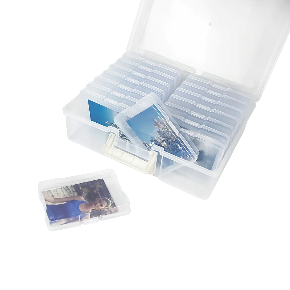 4x6 jumbo storage box with album organizer container