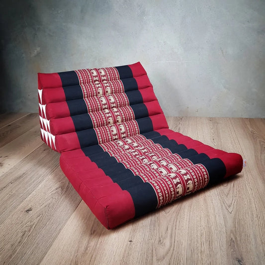 Jumbo Thai Triangle Pillow 1 Fold Mat - RedEle - Home &