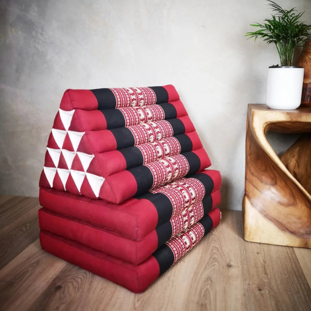 Jumbo Thai Triangle Pillow Three Folds - R-Ele - Home &