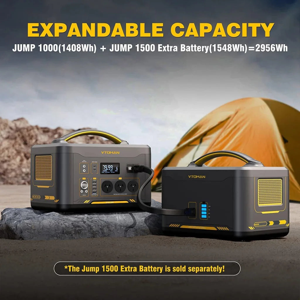 Jump 1500X 1500W Solar Generator + 220W Panel AC/DC - Home