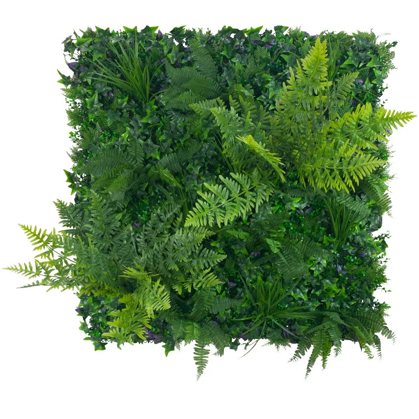 Jungle Fern Vertical Garden / Green Wall UV Resistant 1m x