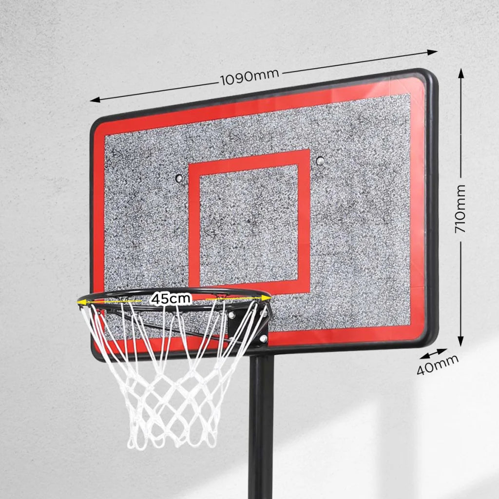 Kahuna Height-Adjustable Basketball Hoop Backboard Portable