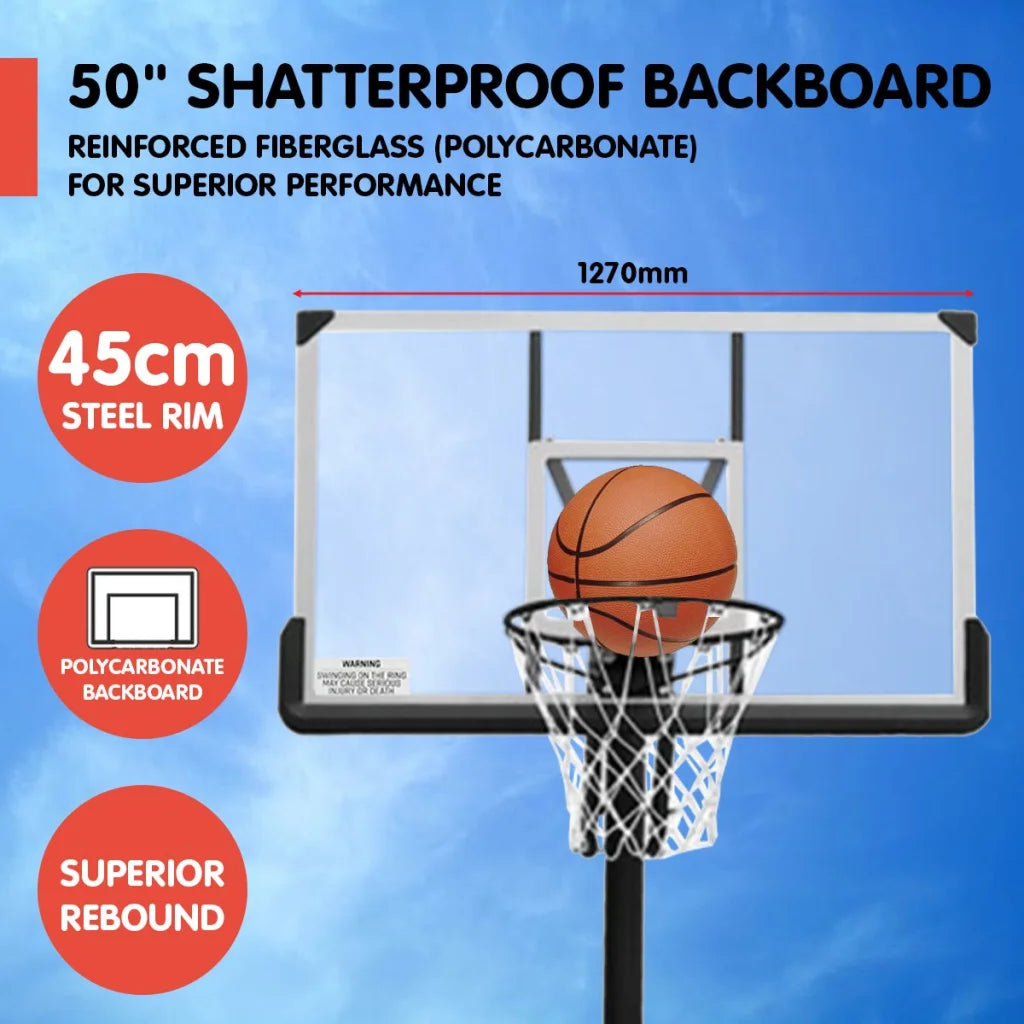 Kahuna Height-Adjustable Basketball Portable Hoop for Kids