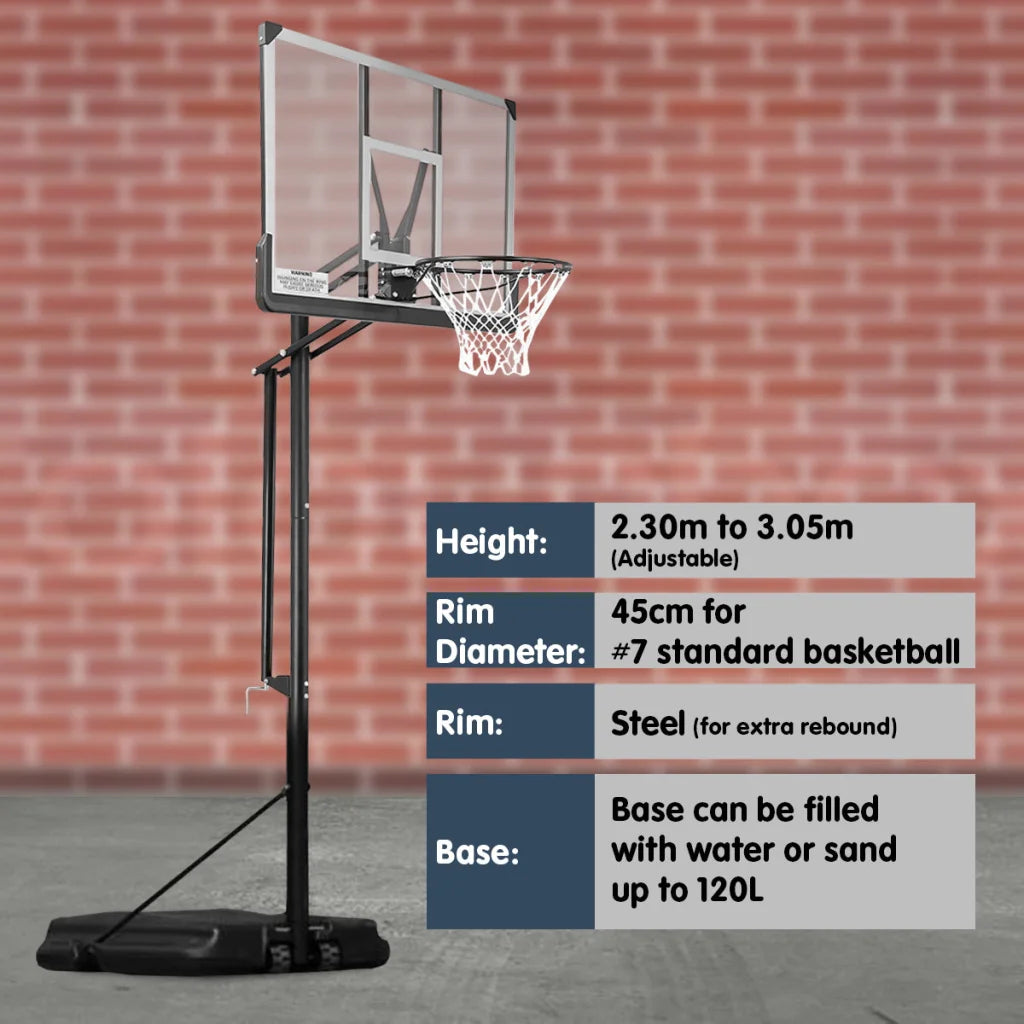 Kahuna Height-Adjustable Basketball Portable Hoop for Kids