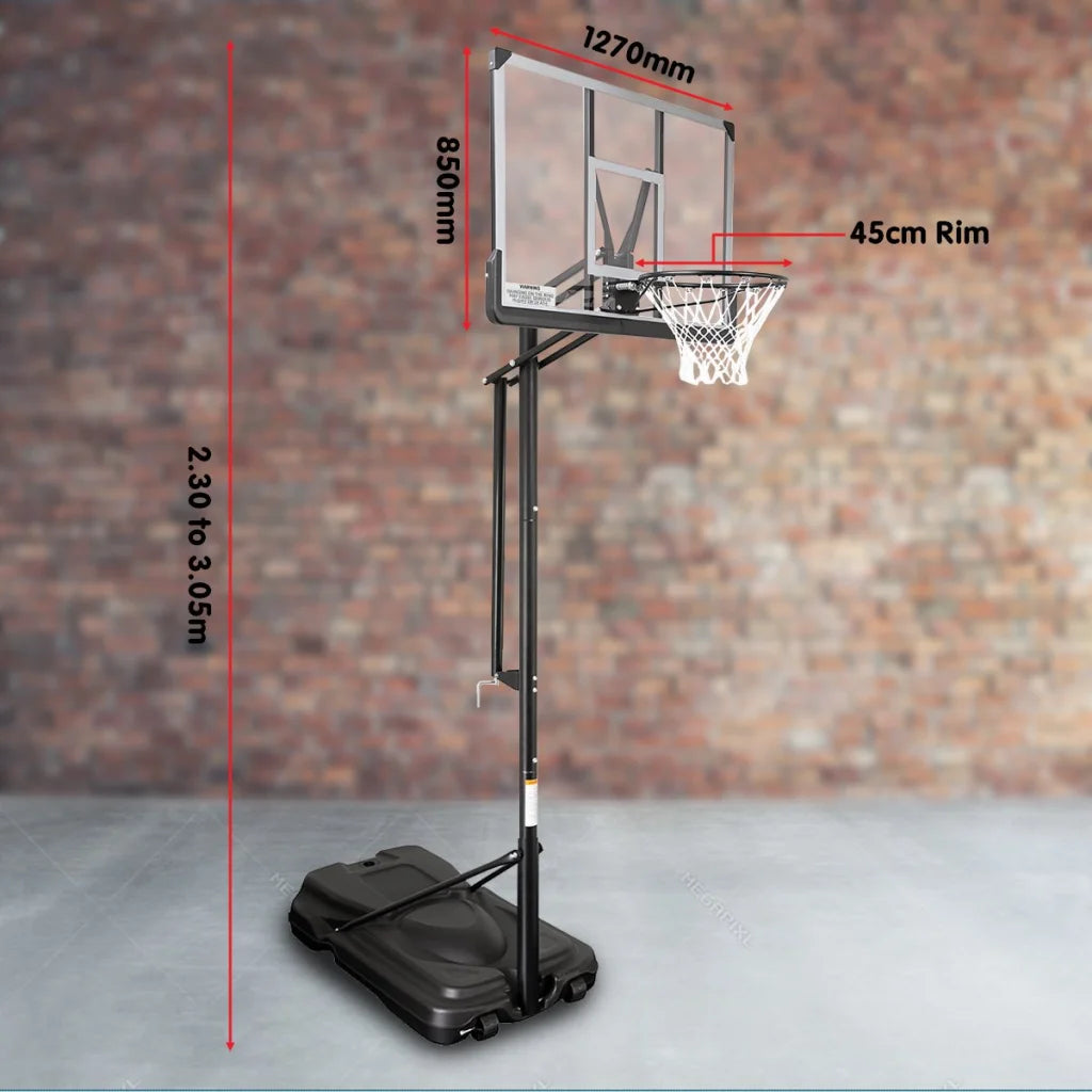 Kahuna Height-Adjustable Basketball Portable Hoop for Kids