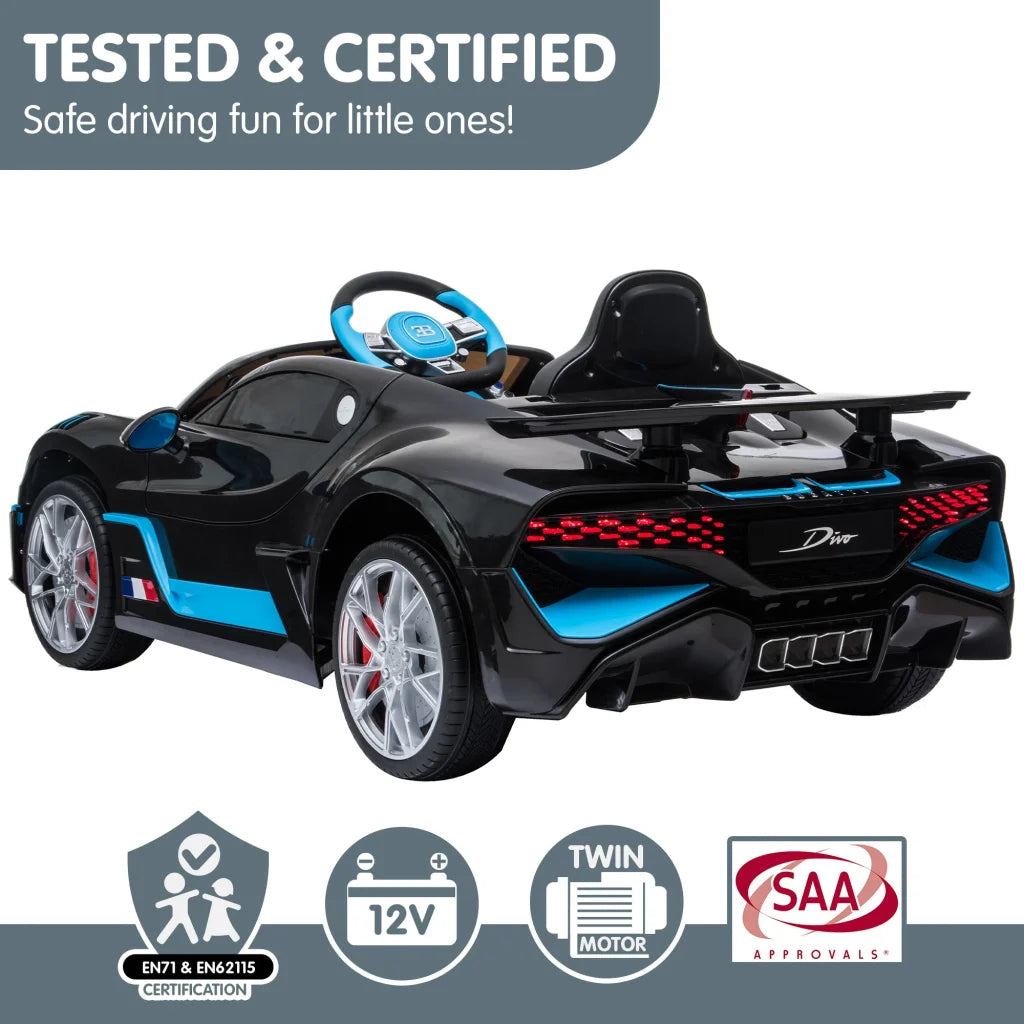 Kahuna Licensed Bugatti Divo Kids Electric Ride On Car