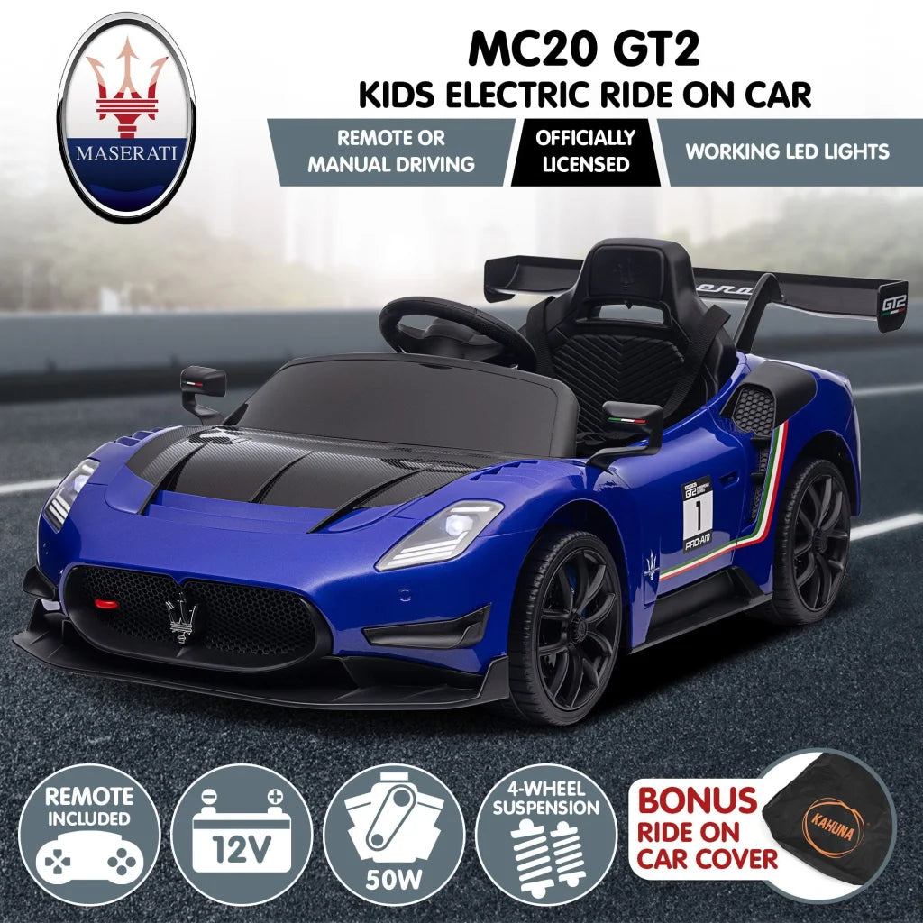 Kahuna Maserati MC20 GT2 Licensed Electric Kids Ride