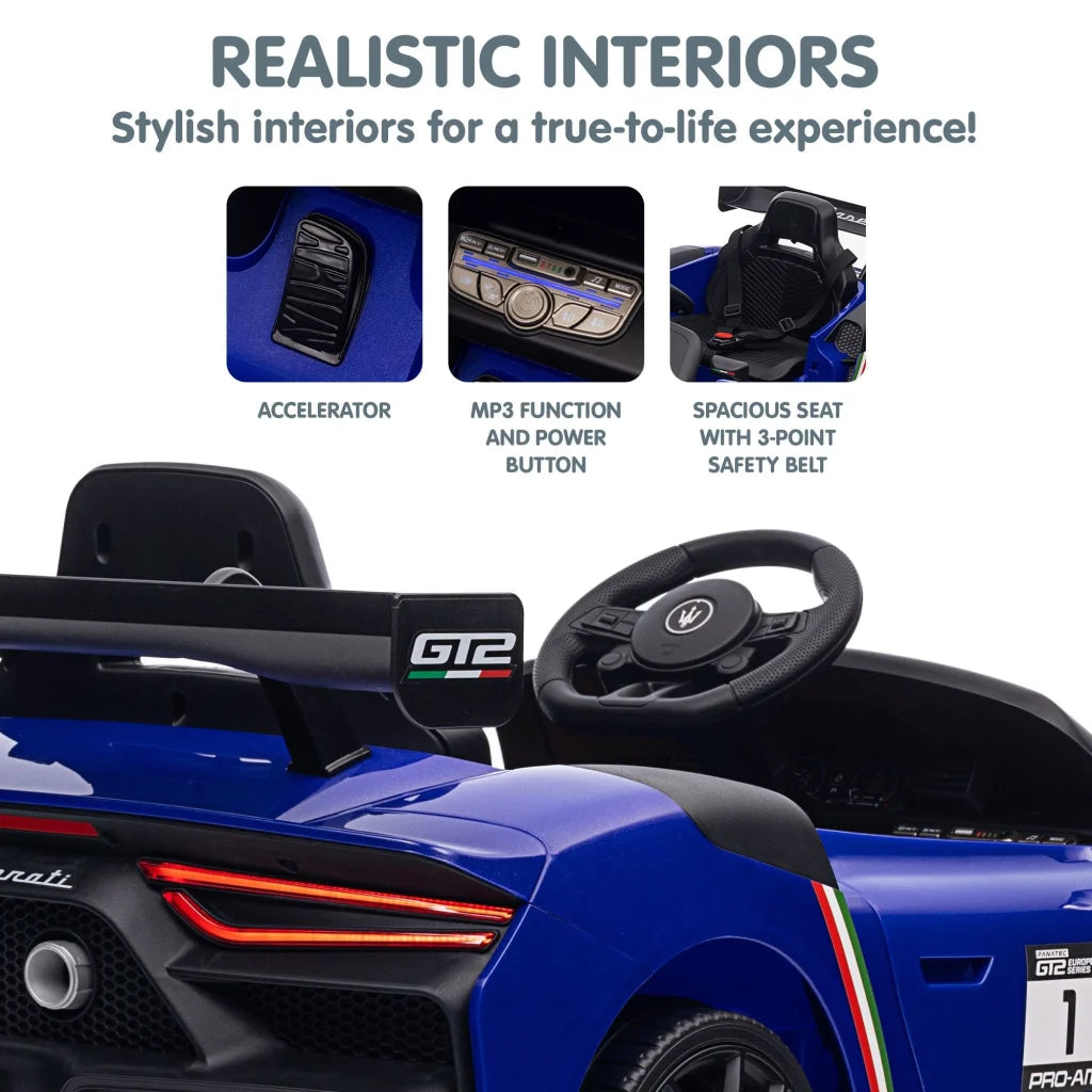 Kahuna Maserati MC20 GT2 Licensed Electric Kids Ride