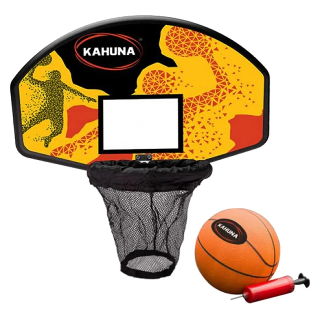 Kahuna Trampoline Basketball Ring Set with Mini Ball