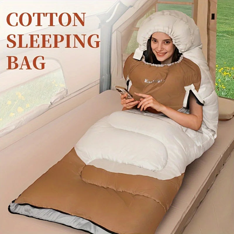 KAIROAD Extra Wide Mummy Sleeping Bag + FREE Accessories