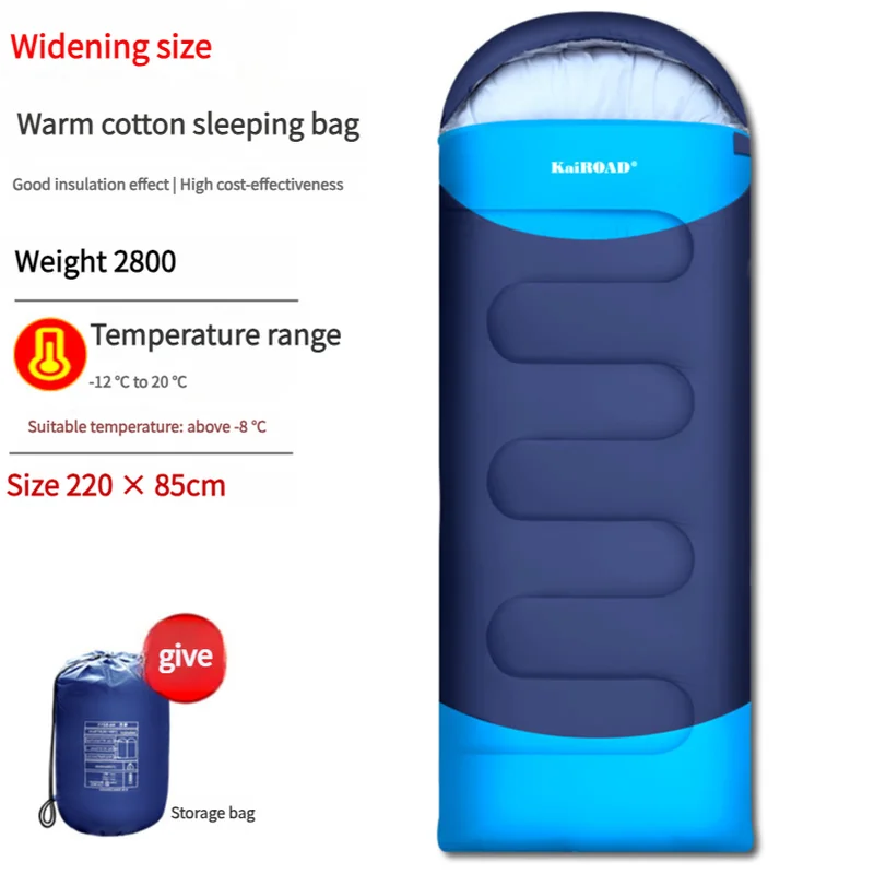 KAIROAD Mummy Sleeping Bag - 3 Season Warm & Cold Weather