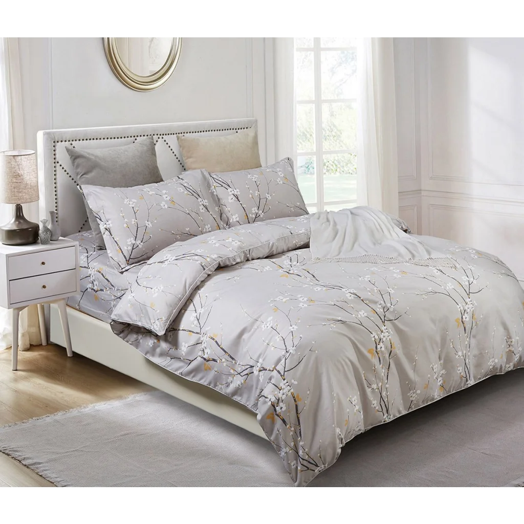 Kaito Duvet Quilt Cover Set Queen Size - Home & Garden