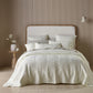 Kamala Cream Embossed Bedspread Set - King Single