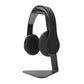 Black kanto universal desktop with adjustable worktop and sturdy legs