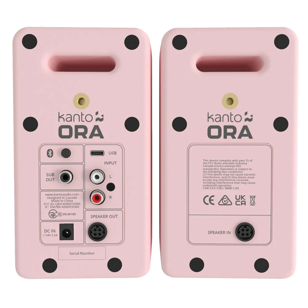 Kanto ORA 100W Powered Reference Desktop Computer Speakers