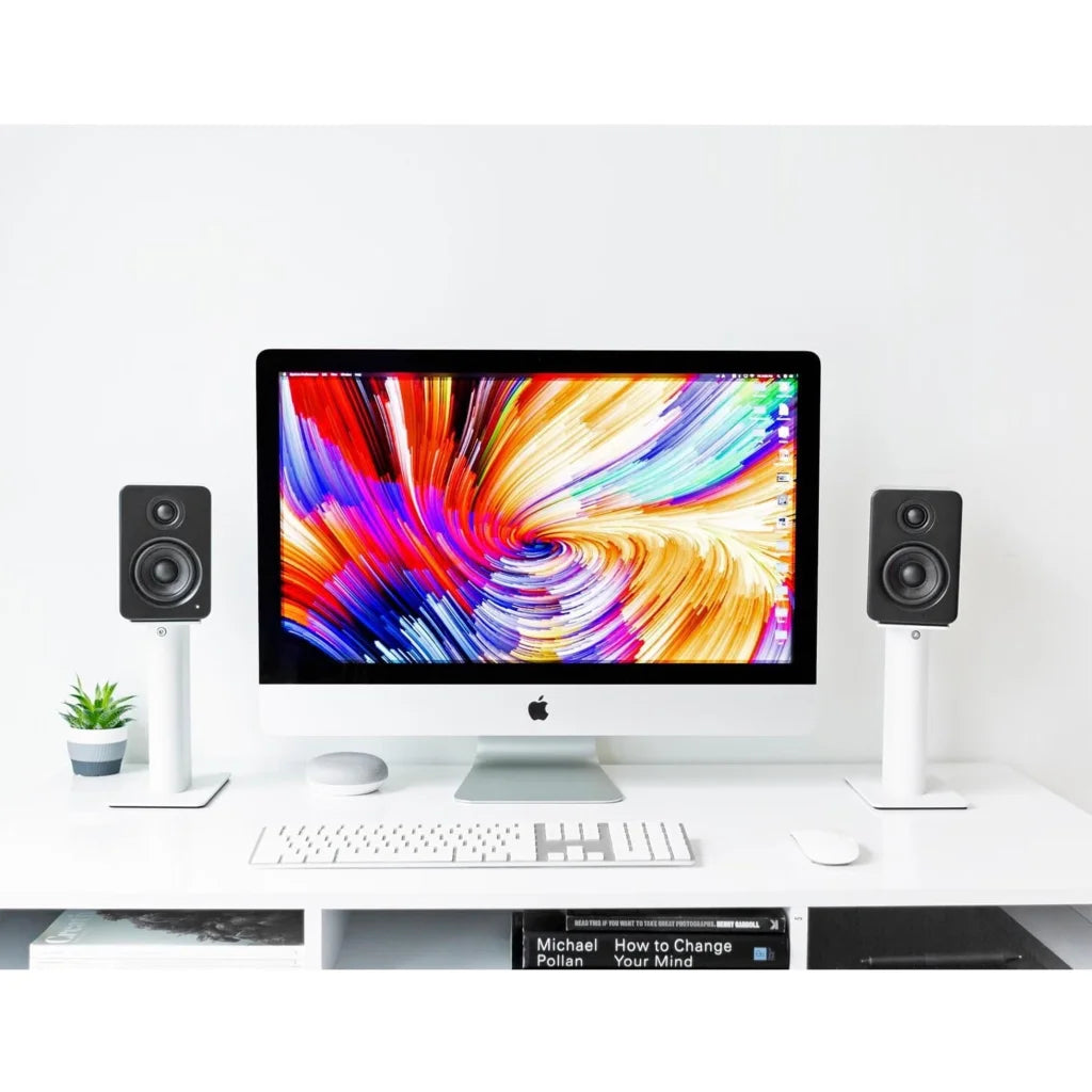 Kanto SP9W 9’’ Tall Universal Desktop Speaker Stand - Pair